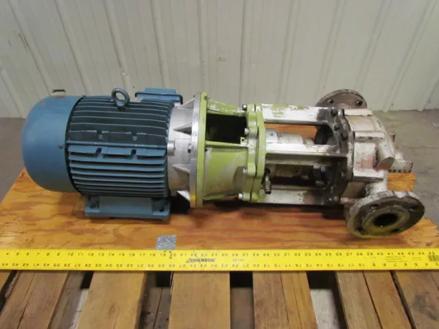 ALLWEILER NIT 40-160/150 10 HP Volute Centrifugal Pump 220V 3Ph 60Hz 50MM Ports