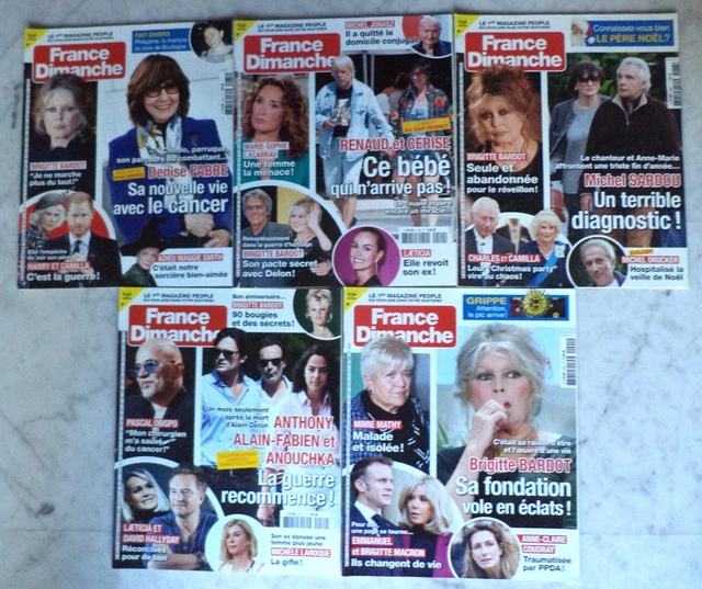 LOT 5 MAGAZINES 
