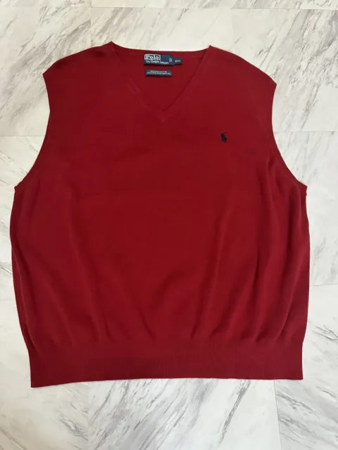 Polo ralph lauren pima cotton mens sweater XXL