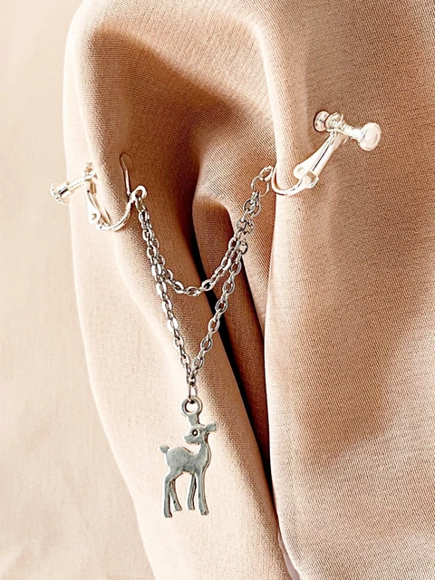 Bijou Corps BDSM Anneau Lèvres Clip Perles Non Perçant Érotique