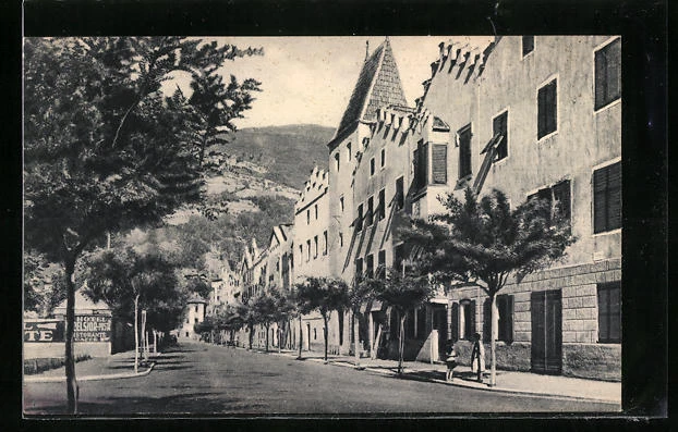 Bressanone, Via Roma, Cartolina