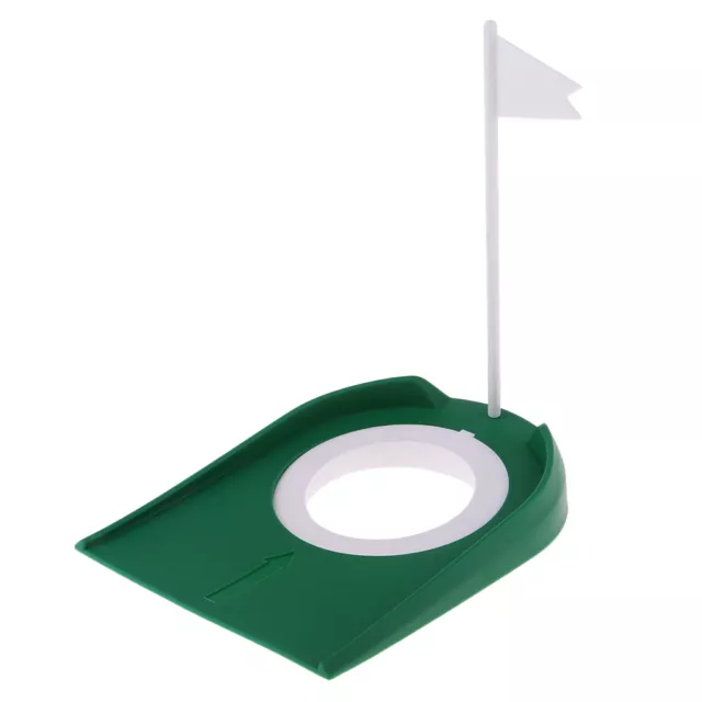 Golf Putt Trainer Putting Cup Loch mit Flagge Putter Traing 18 x 13,6 cm