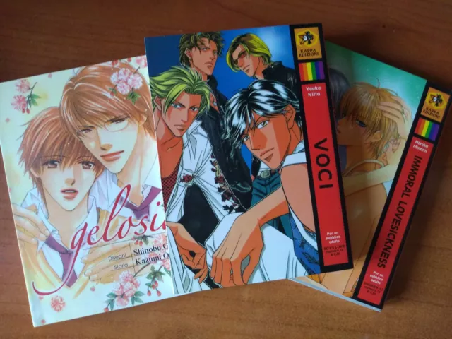 Lotto n3 Manga Yaoi - KAPPA - Gelosia (1), Voci (1), Immoral Love Sickness (1)