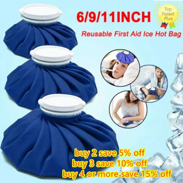 Ice Bag Pain Relief Heat Pack Sports Injury Reusable for Knee Head Leg - LARGE~~