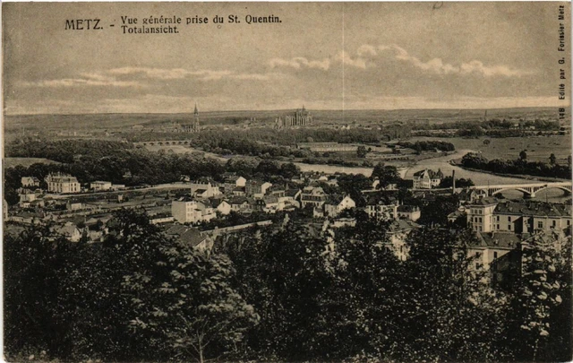 CPA AK METZ - Vue générale prise du St-QUENTIN - Totalansicht (651046)