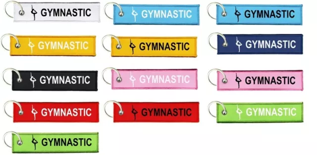 keychain keyring key keytag sport gym gymnastics