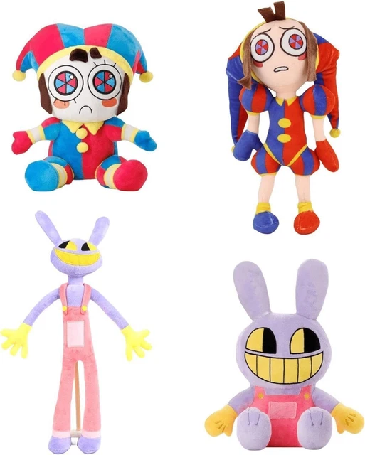 UK THE AMAZING Digital Circus Plush Clown Toy Anime Jax Pomni Soft