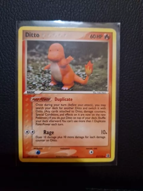 Pokemon Card Ditto (Charmander) (Non Holo) 37/113 Ex Delta Species