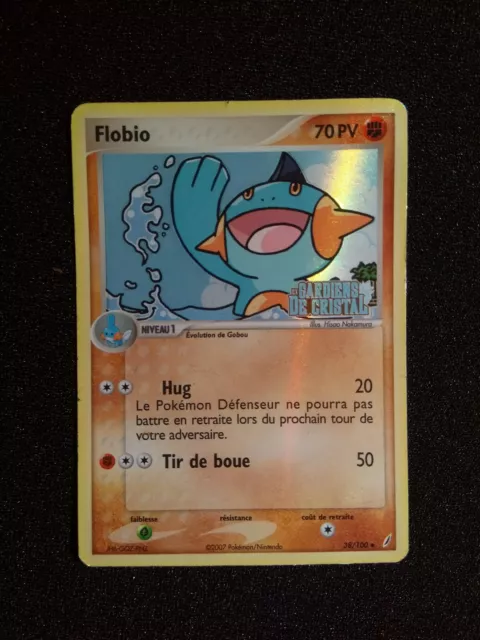 Flobio 38/100 Unco Holo Reverse FR Ex Gardiens de Cristal carte Pokémon #98