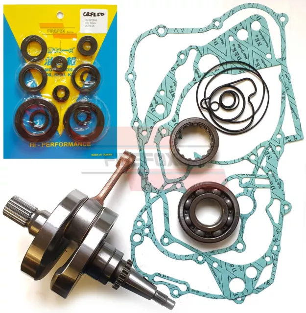 Honda CRF250 R 2010 - 2015 Bottom End Engine Rebuild Kit Inc. Crank & Gaskets