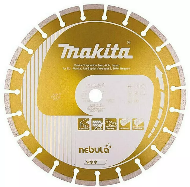 Makita Diamanttrennscheibe Nebula 230 - 350 mm | Diamantscheibe Beton Ziegel 2