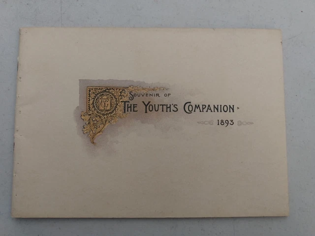 Antique 1893 World's Fair Souvenir Of The Youth Companion Booklet Advertisement