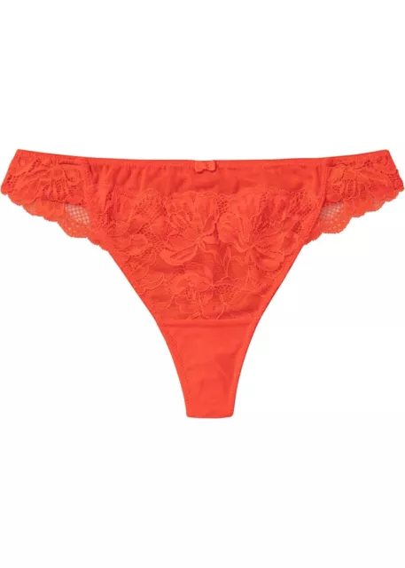 String Gr. 40/42 Mohnrot Damen Unterwasche Tanga-Slip Dessous Neu