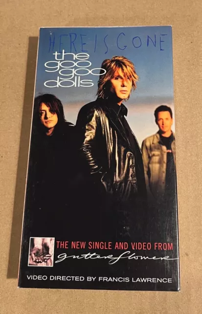 Goo Goo Dolls - Here is Gone RARE promo VHS single in custom sleeve '02