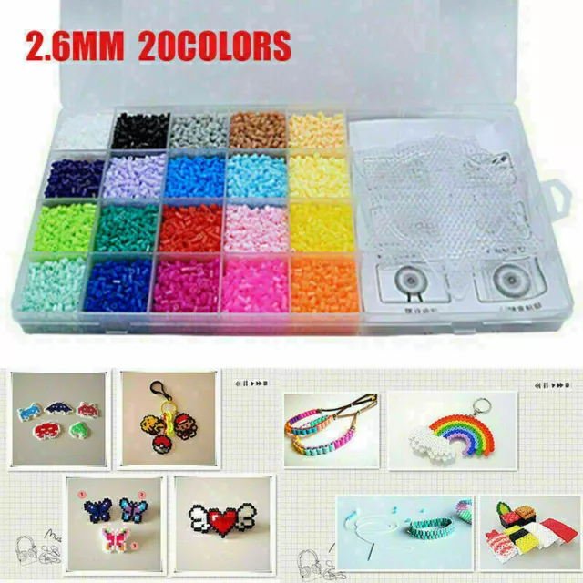 Fuse Beads Kit for Kids - 11000 Pcs & 30 Colors | Meland