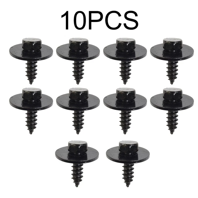 25pc Or 100pc PC Case Screws - 6-32 X 6mm Black Zinc, Motherboard/PSU/Drive Mounting