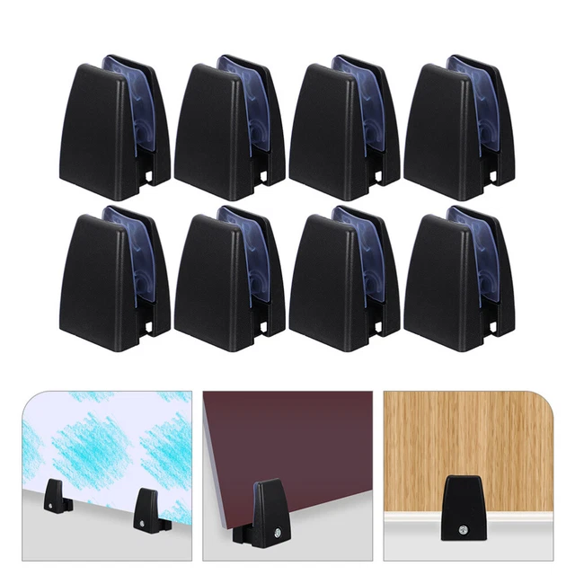 8 pz clip fissa desktop lega di alluminio supporto vetro mensola in vetro