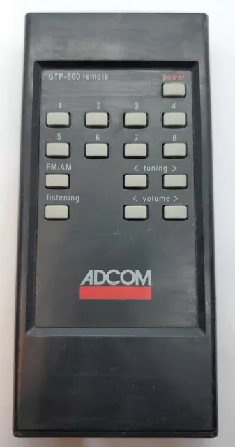 Preamplificador de control remoto original Adcom GTP-500