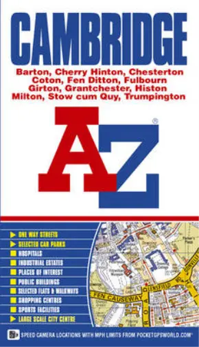 Cambridge Street Atlas (A-Z Street Atlas), Geographers A-Z Map Company, Used; Go