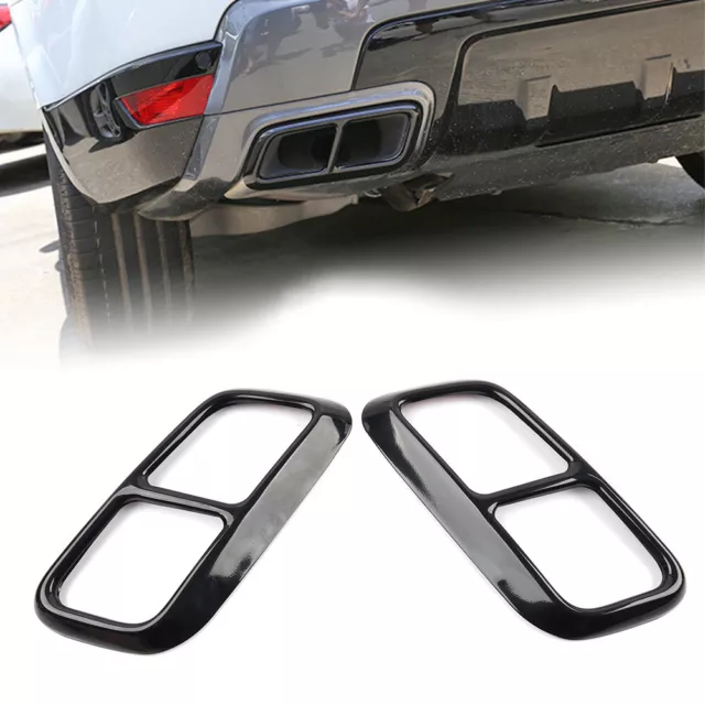 Rear Exhaust Muffler Tail Pipe Cover Trim for Land Rover Range Rover Sport 18-19