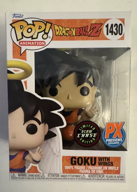 Goku with Wings Glow Chase PX Previews Funko Pop! Dragon Ball Z Exclusive #1430