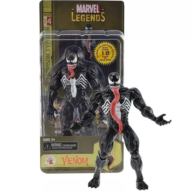 Venom Marvel Legends Action Figure Movie 2018 Comic Collector Spiderman Figures