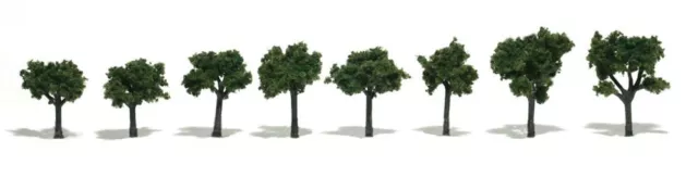 Woodland Scenics-Ready-Made "Realistic Trees" - Deciduous - Medium Green -- 3/4