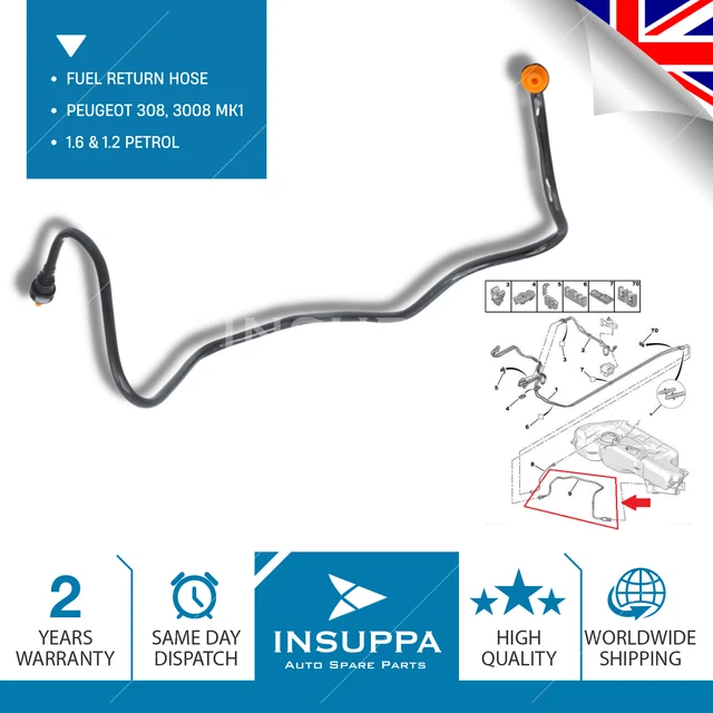 Tuyau D'échappement Avant Pour Citroën C4 / Peugeot 308/3008 1.6 HDi - Neuf, Kit De Montage
