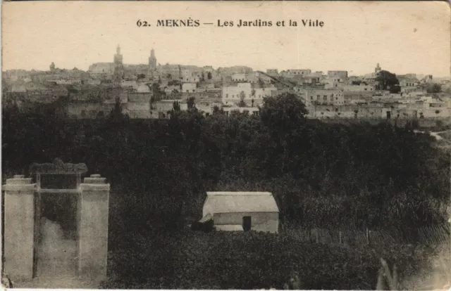 CPA AK MAROC MEKNES The Gardens and the City (10680)