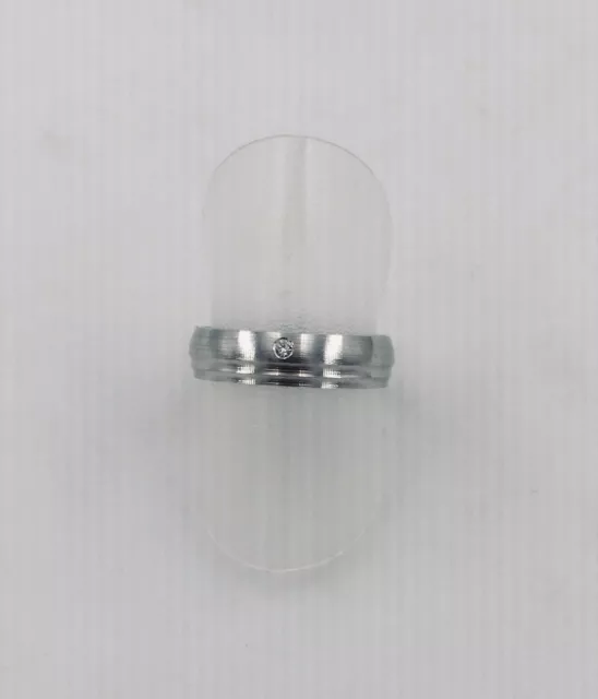 925 Bague en Argent, avec Zircone, Gr. 56, Bon État