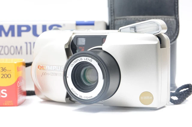 [ NEAR MINT in BOX ] Olympus Mju μ Zoom 115 Point & Shoot 35mm Film Camera JAPAN