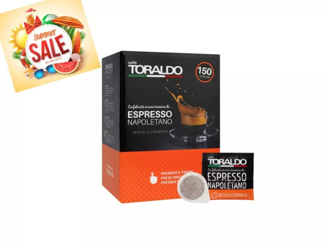 PROMO SCORTA 1500 CIALDE filtro carta ese 44 mm CAFFE TORALDO MISCELA CREMOSA