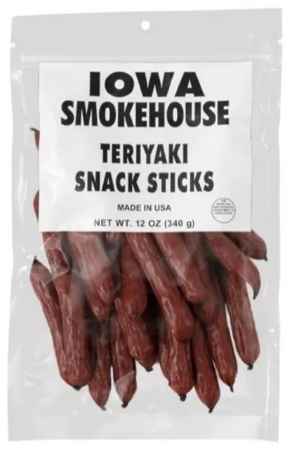 Iowa Smokehouse IS-SNK12T Teriyaki Snack Bastoncini 355ml senza Glutine
