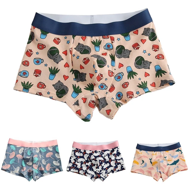HOEREV Pack Of 4, Biancheria Intima A Gamba Lunga Da Uomo Boxer - 12