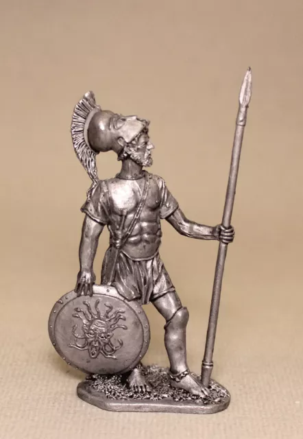 Zinnfigur griechischer Hoplit, greek hoplite, 54mm