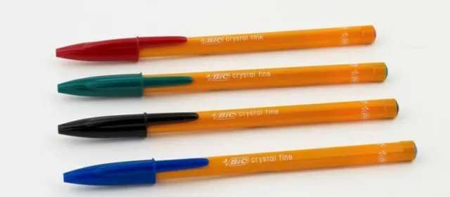 BIC ORANGE ORIGINAL FINE 0.8mm BALL POINT BALL PEN BIROS Black Blue Green Red