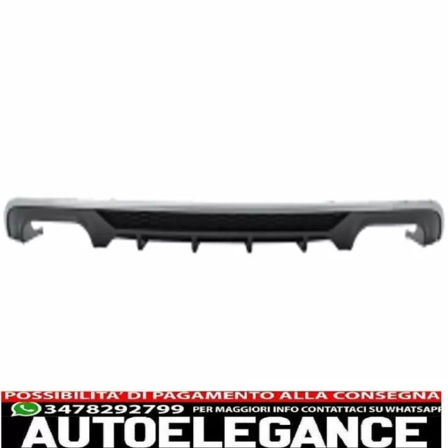 diffusore mantovana paraurti posteriore adatto per audi a3 8v facelift berlina c