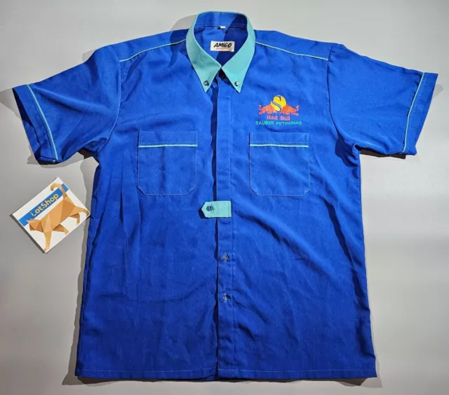 Red Bull Sauber Petronas Formula 1 One Team F1 Vintage Racing Camicia con...