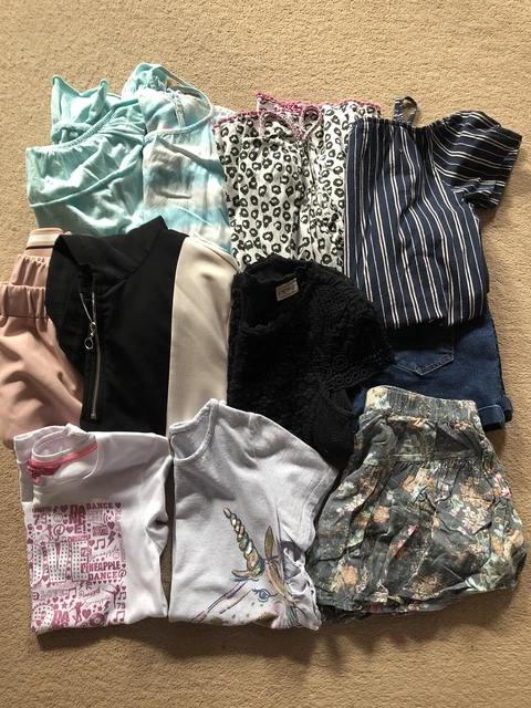 Girls Summer Clothes Bundle 11-12 years inc: Zara H&M Next Moonsoon M&S