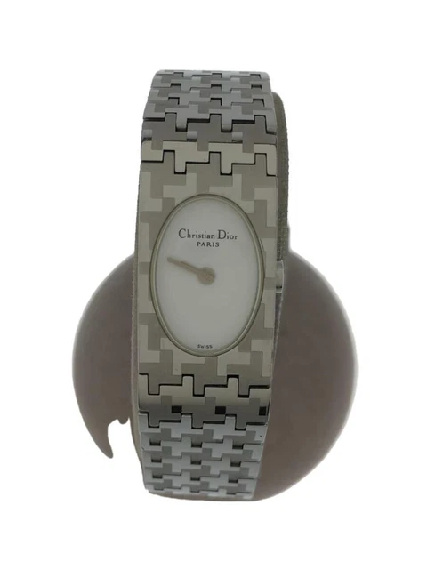 Christian Dior Quartz White Dial Water Resistant Analog Ladies Watch Preowned