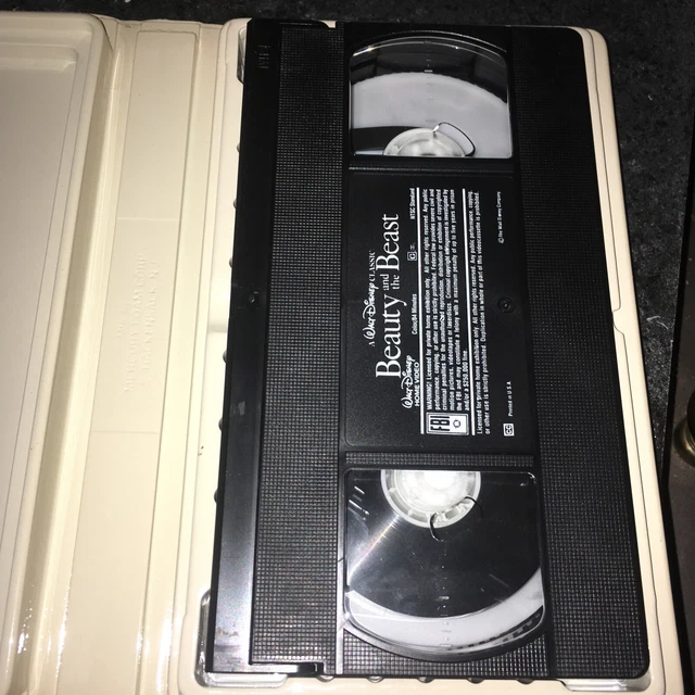 BEAUTY AND THE Beast (VHS, 1992 Black Diamond Classic) Christmas Intro