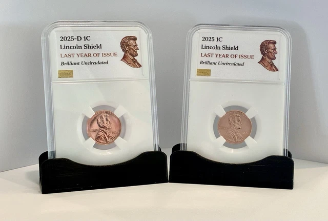 2020-P & D Lincoln Shield Cent 2-Penny Set – Brilliant Uncirculated (BU), Red Copper, Philadelphia & Denver Mint