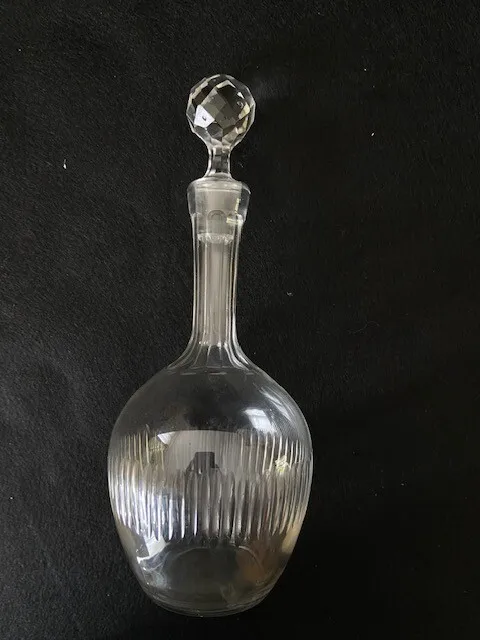 carafe en cristal de baccarat XIXe