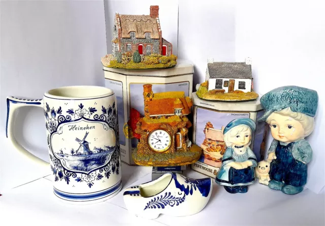 VINTAGE CERAMIC COTTAGES HOUSES PUBS - DELFT  * Select and Order from MENU below