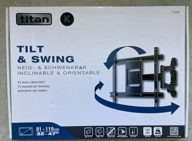 Vivanco TV Wandhalterung Tilt & Swing