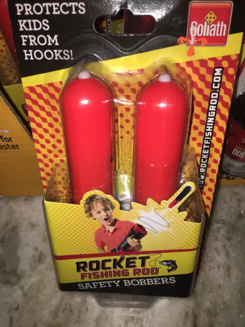 GOLIATH KIDS SAFETY Bobbers by Rocket Fishing Rod - Protects from Hooks Safe  NEW $15.00 - PicClick