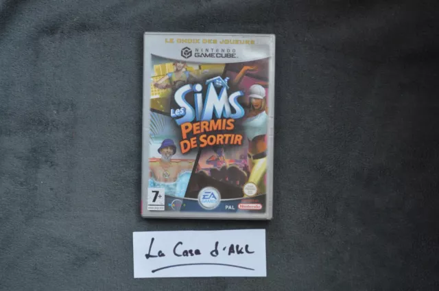 Les Sims Permis de Sortir sans notice sur Nintendo Gamecube - FR