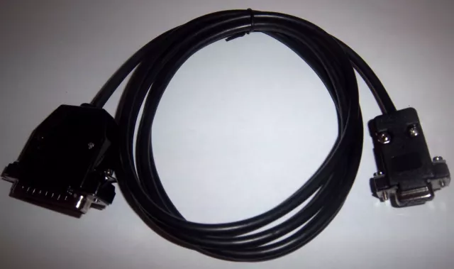 RS232 (TYPE A) - Cnc Dnc Serial Data Cable - For Bridgeport Boss Model ...