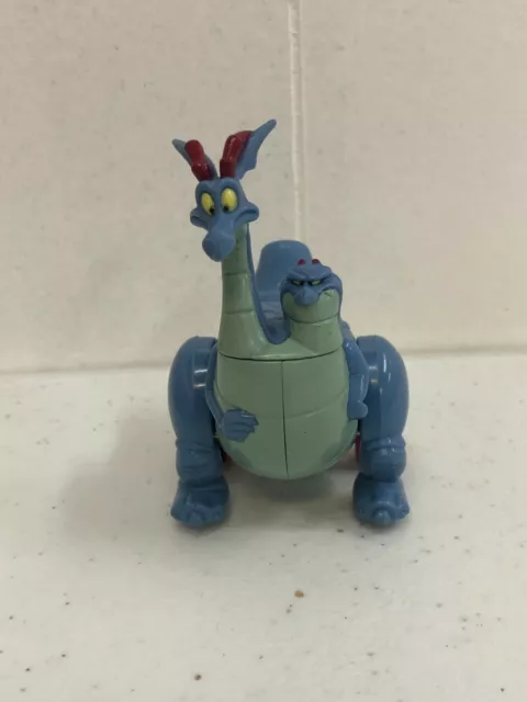 1998 Quest For Camelot Devon & Cornwall 2 Headed Dragon Wendys Kids Meal Toy