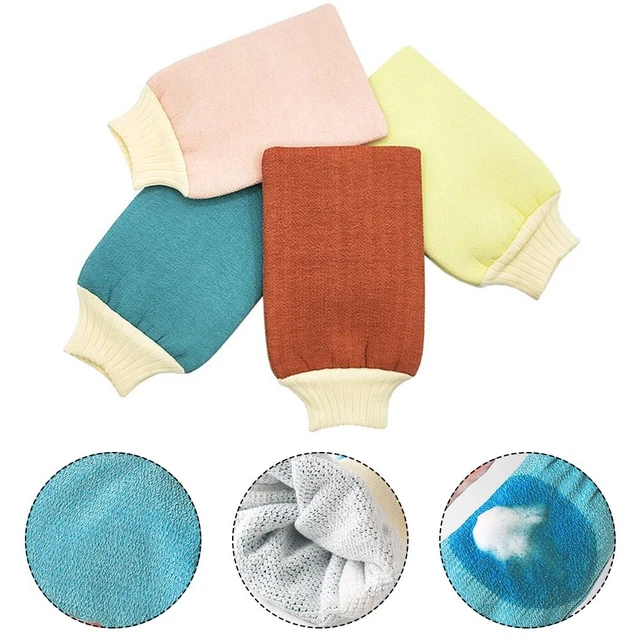 Experimenta el poder de la exfoliación con guantes exfoliantes de algodón poliéster
